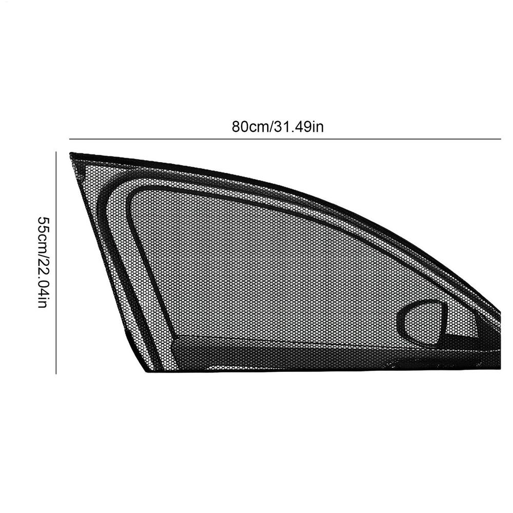 2 Pcs Car Window Covers For Kids Window Shades For Car Mesh Car Sunshade Protector Rear Window Sun Shade For Car Car Styling car front window