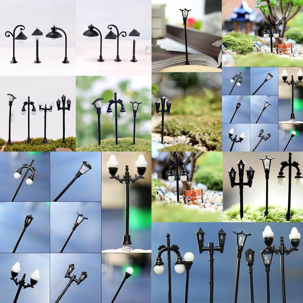 Light Diy Lamp Decoration Ornament Miniature Garden Mini Micro Craft Landscape