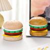 Reusable Rotating Desk Calendar Non-slip Bottom Fun Burger Table Ornament  Desk Decoration