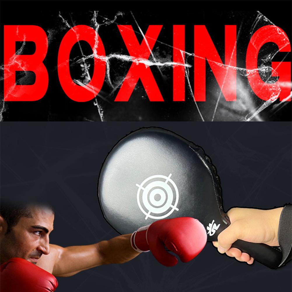 PU Boxing Foot Target Boxing Training Mat Ergonomic Boxing Focus Pads Kickboxing Pads Training Rebound Target for Martial Arts