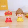 Journey to the West 4-Piece Desktop Ornament: Tang Monk, Sun Wukong, Zhu Bajie & Two Disciples for Car Interior Decor