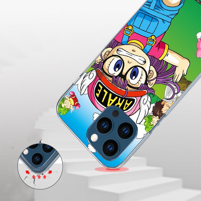 Dr Slump Arale Anime Phone Case For iPhone 17 Air 16 Pro Max 16E 15 + 14 Plus 11 12 13 Mini 7 8 SE Gift Print Cover Fundas 16 Pr