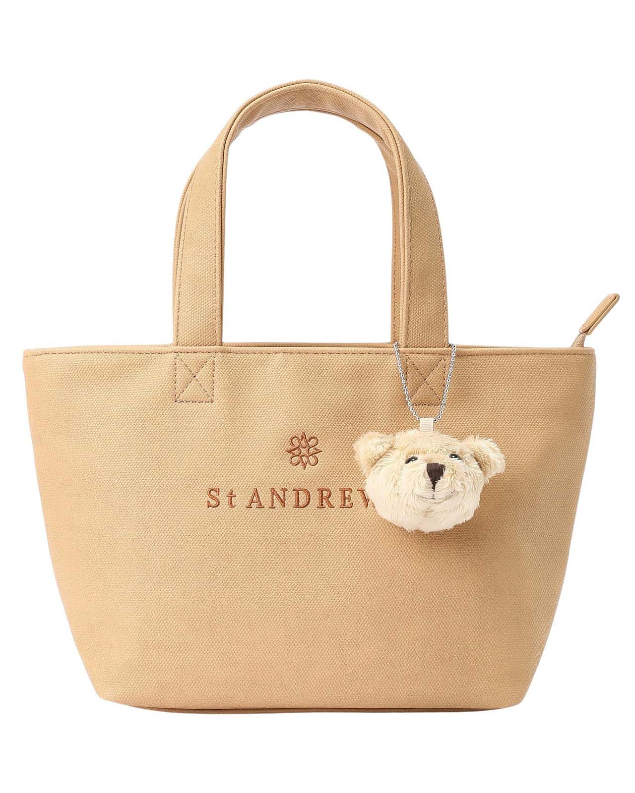

[St. Andrews] Continuing standard product cart bag [Teddy Bear Series] (with bear charm) Golf Round 042-5981321 040Beige FR