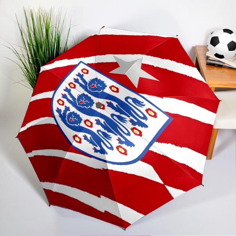 EnglCoat Of Arms Automatic Folding Umbrella - 8-Rib Travel Umbrella with Auto Open/Close & Portable, Gift for Christmas, Birthdays