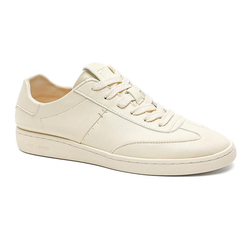 Summer Commuting Breathable Versatile Trendy Flat-Bottomed Explosive Casual Shoes Male Student Version Shoes Men'S Board Shoes White Shoes