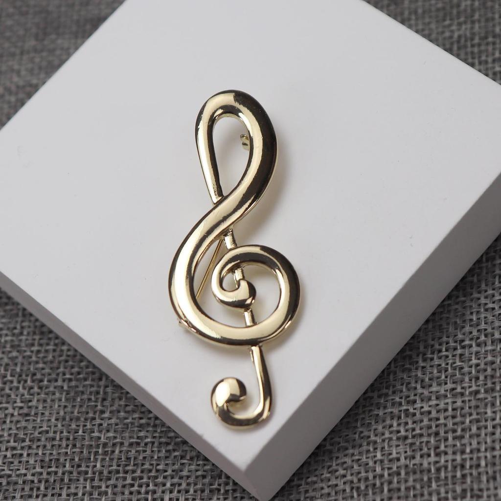 Musical Note Brooch - Fashion Accessory for Students: Perfect for Clothing, Hats, or Bags