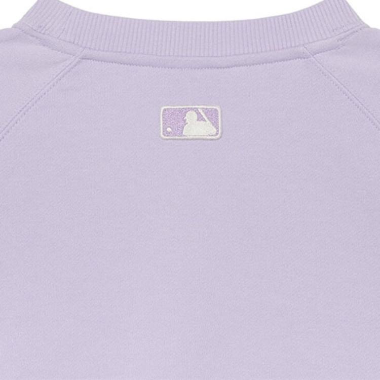 New MLB Sweatshirts Unisex Light Purple 3FMTB0231-43LDL