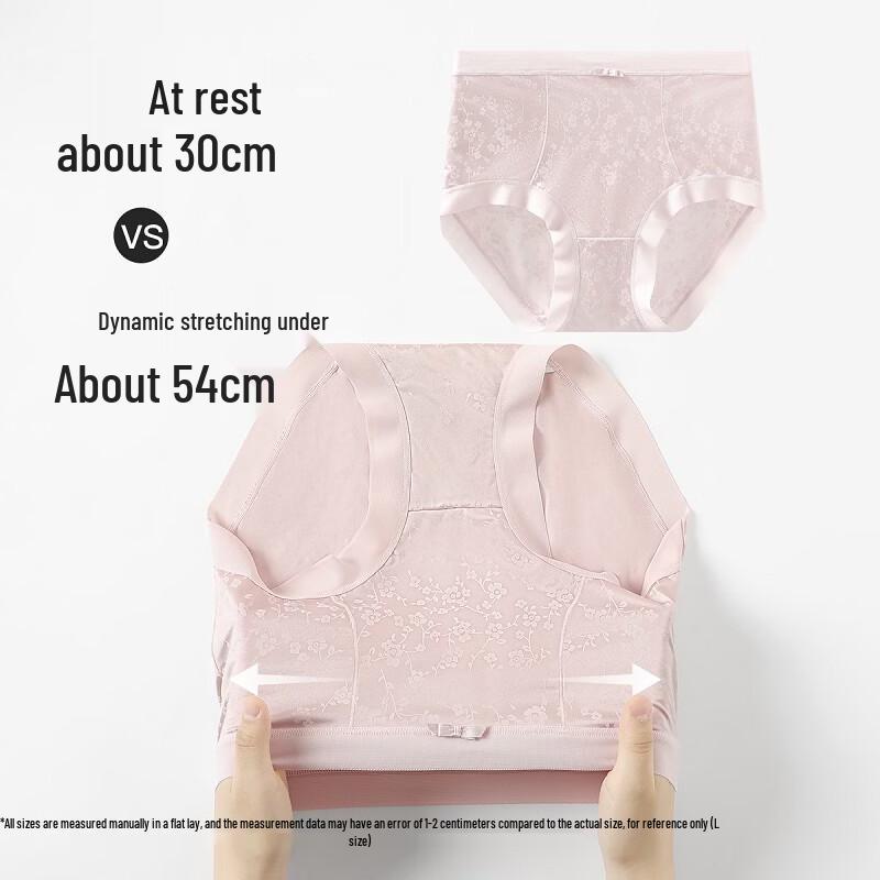 Fenteng Women's Antibacterial High-Waist Briefs 3-Pack