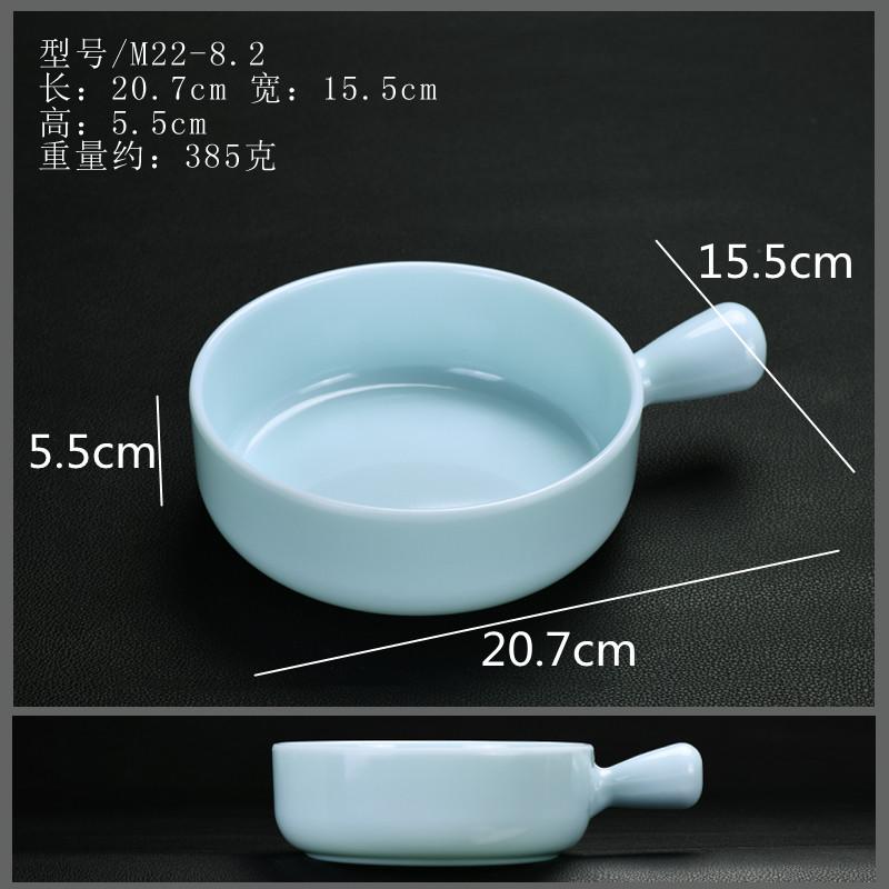 Melamine Blue Dinner Plate Restaurant Tableware Soup Bowl Dry Ice Dish Sashimi Plate Fruit Salad Bowl Dessert Plate Sushi Dish