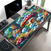 Blue Smurfs Print Mouse Pad, Anti‑Slip Desktop Keyboard Mat, for PC Laptop Gaming Working Daily Use, Cool Festival Surprise Gift