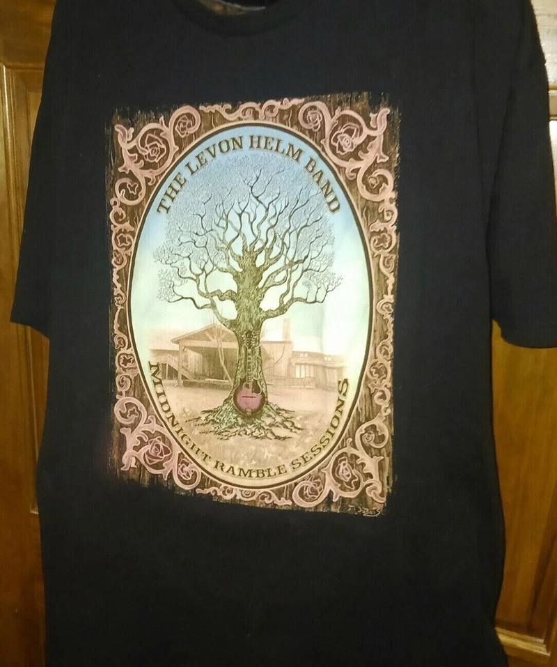 Рубашка Levon Helm Midnight Ramble Sessions Классическая Черная Унисекс S-5XL TU003 Унисекс Футболка M