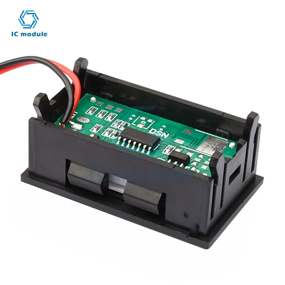 Mini LED Digital Display Voltmeter Detector DC 4.5-30V /DC4.7-30V/ DC5-30V Voltage Monitor Tester Gauge for Motorcycle Car