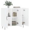 VidaXL Buffet blanc 90x34x80 cm bois d'ingénierie 828100