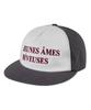 Wig Jeunes Ames 5-Panel Two-Tone Washed Ball Cap - Charcoal