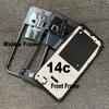 Für Xiaomi Redmi 14C Mittelrahmen Frontblende Faceplate Rahmen Mit Seitentaste Reparatur Ersatzteile
