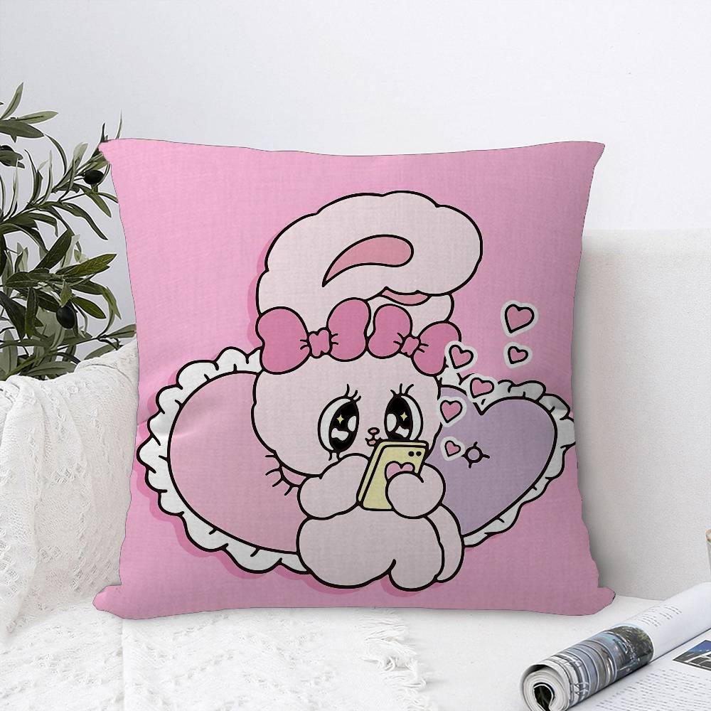 Esther Bunnys cartoon Cushion Cover Decorative Pillow Sofa Home Decor case pillow cases