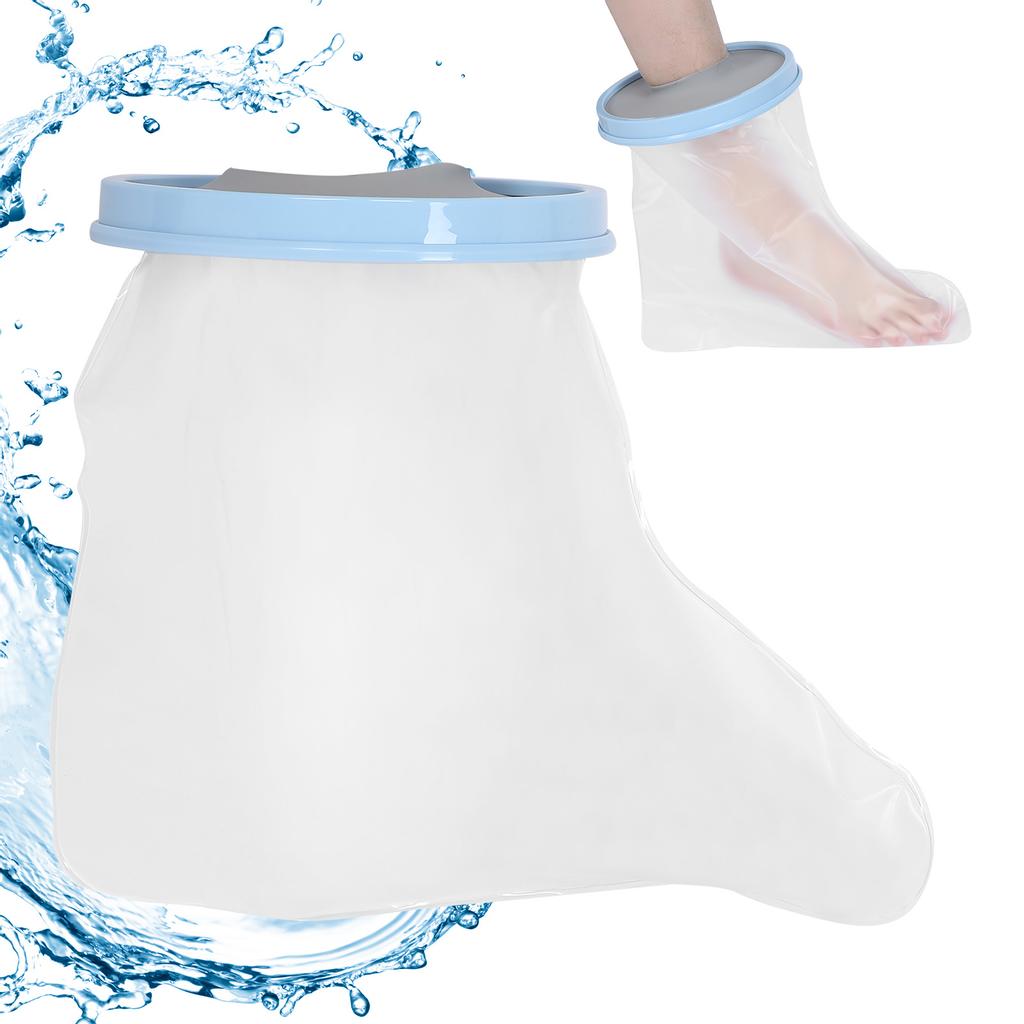 36cm Adult Foot Cast Covers Water Resistant Elastic Shower Cast Protector for Foot