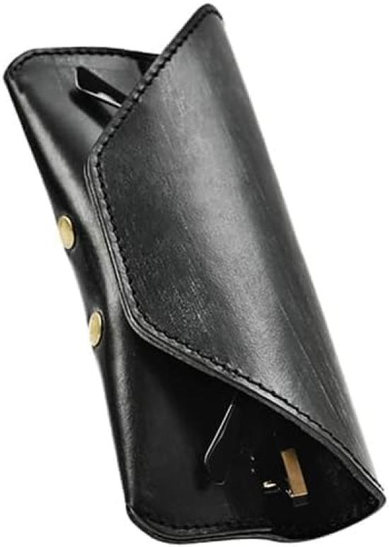 

ОБА Кожа Bridle Футляр для очков Натуральная Премиум Кожа Bridle Британская Выдержанная Подходит для мужчин и Черный Сделано в Японии Футляр, Кожа, Кожа, Блум, Внешний вид, чёрный