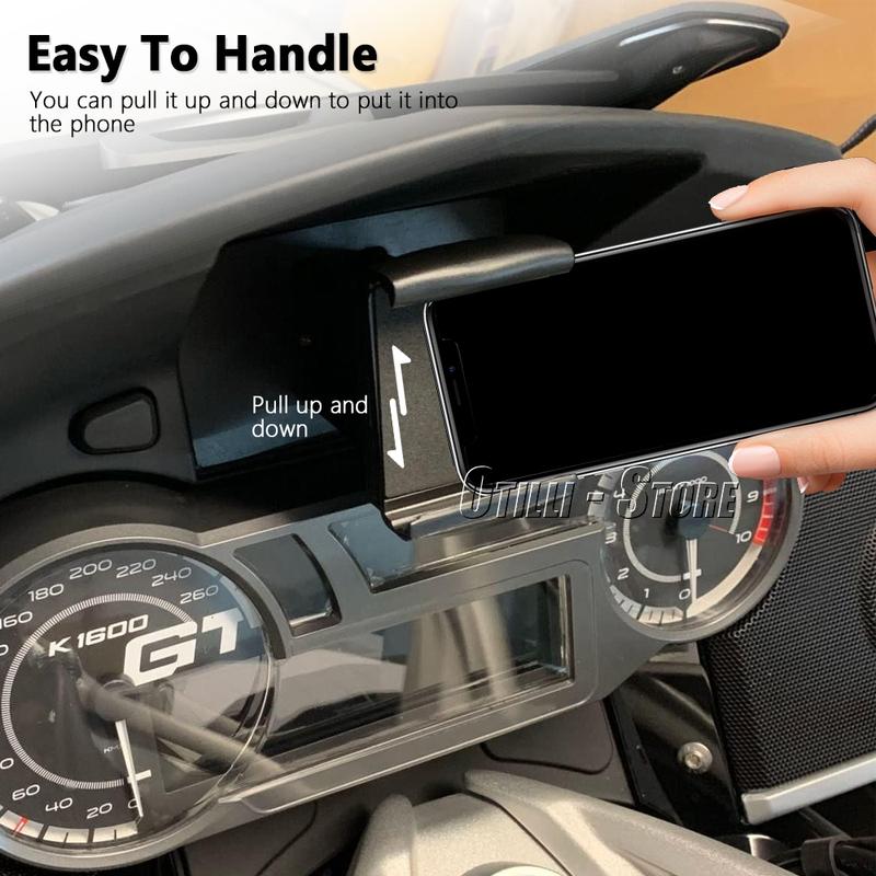 K 1600 B GT GTL Motorcycle GPS Phone Navigation Bracket USB Charger Holder Mount Stand For BMW K1600GTL K1600GT K1600B 2011-2020