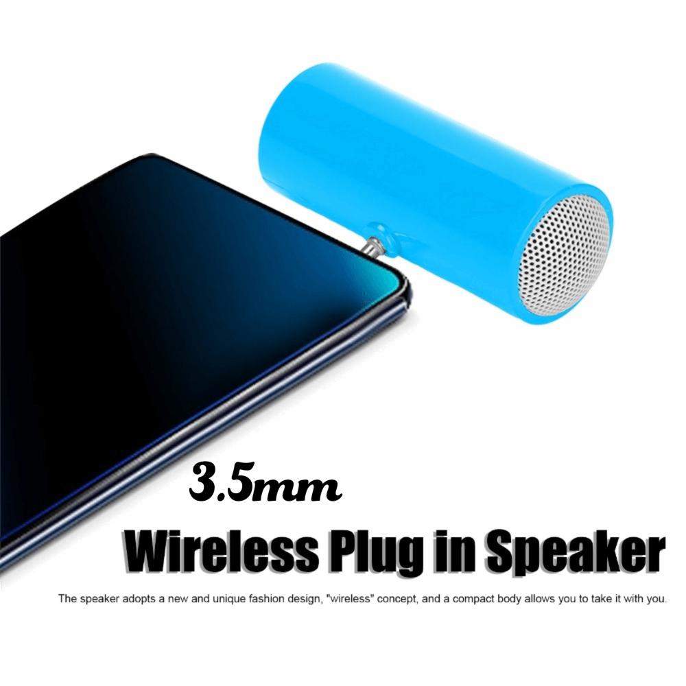 3.5mm Jack Plug In Speaker Wireless Speaker Amplifier Universal Stereo Mini Speaker  Mobile Phones