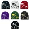 Knit Slouchy Beanie Hat for Women Skull Pattern Hat Handcrochet Jacquard Hat Girl Soft Hat Female Male Unisex Headwear