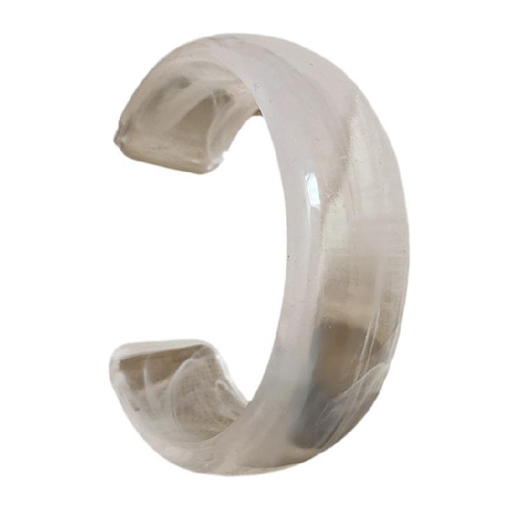 Practical Wide Acrylic Bangle Bracelets Geometric Bangle Statement Jewelry Suitable for Women Matching Fashion Outfits