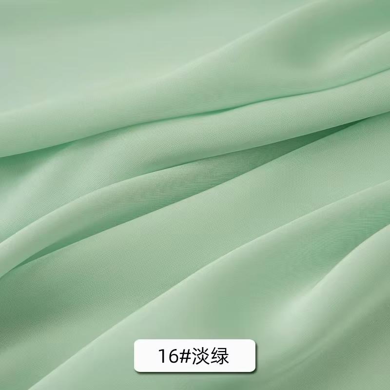 0.5m/1m/2m Soft Opaque Satin Chiffon Fabric For Home Wear, Clothing Skirts, Shirt linings,Pajamas, Handmade DIY Clothing Fabric
