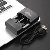 LiFePo4 Battery Charger Multifunctional 2 Slot Intelligent Lithium Battery Holder For RCR123 RCR2 16340 17335 14250