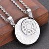 New Moon Sun Pendant Fashion Pendant Trendy Men's and Women's Fashion Necklace Couple Necklace