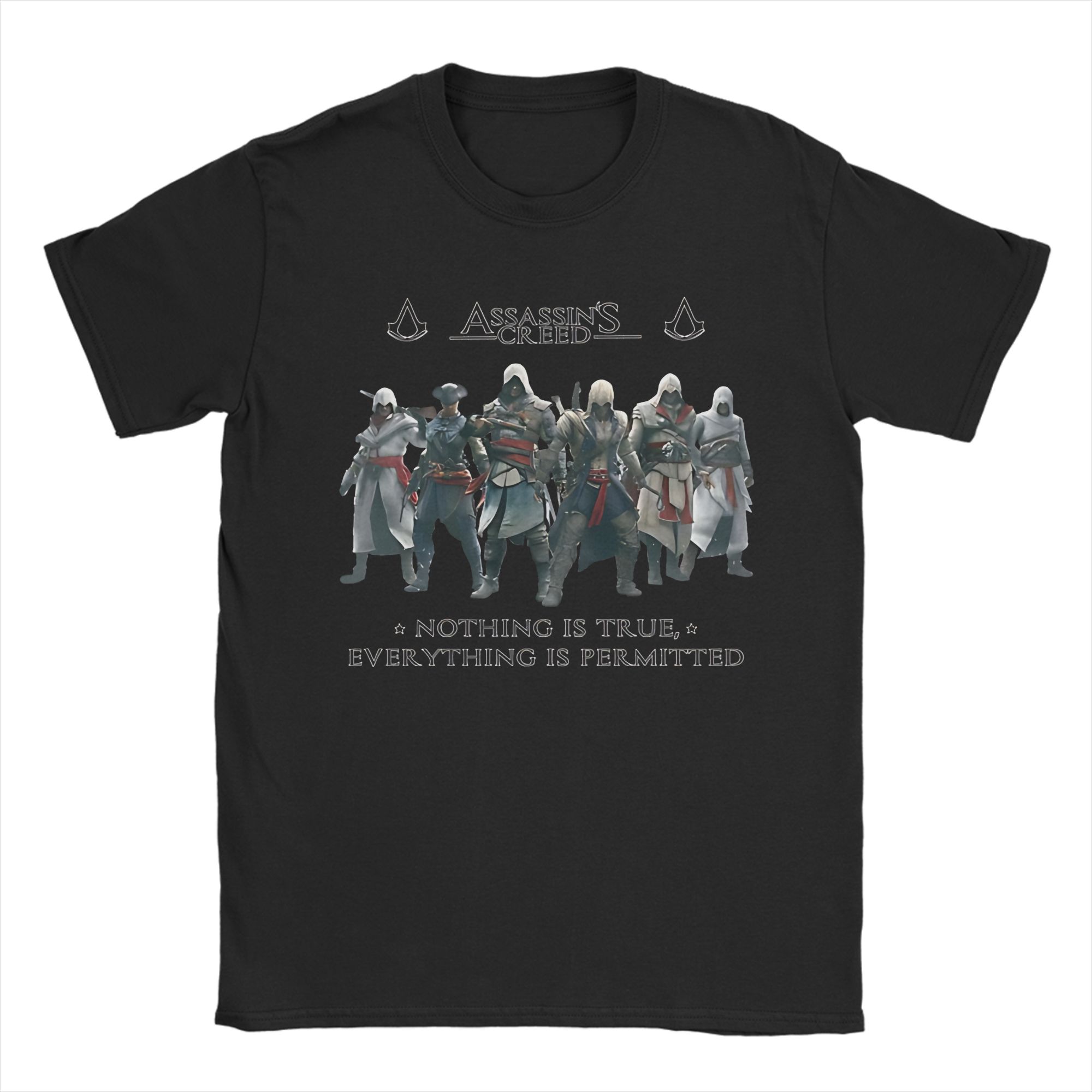 

Новинка A-Assassins C-Creeds Mirage Басім Ібн Ішак Футболки Чоловічі З Круглим Вирізом З Коротким Рукавом Топи 100%Бавовна Літні Топи Топи M