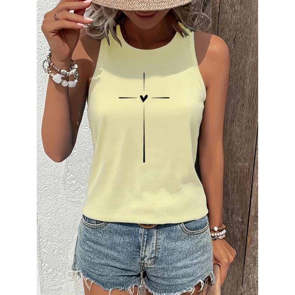 Ladies' sleeveless vest, casual and loose fit