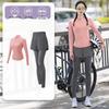 Women's Quick-Dry Long Sleeve Sports Set - Spring Fitness Cardigan for Outdoor Activities