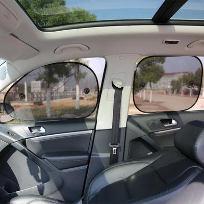 Auto Fenster Sonnenschutz Abdeckung Sonne UV Schutz Auto Vorne Hinten Schwarz Fenster Vorhang Seitenscheibe Netz Sonnenblenden Zubehör