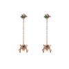 Mezmic M Symbol 14K Chain Earrings_S