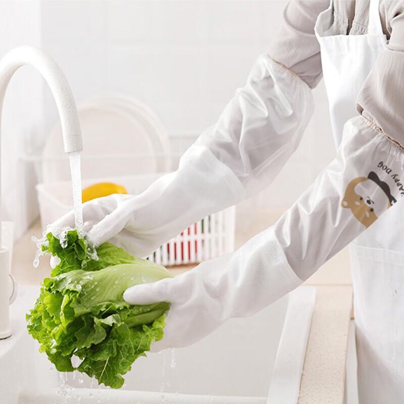 JIAQILI Waterproof Household Dishwashing Gloves