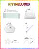 TEKXYZ Balloon Arch Stand 10ft Tall Adjustable Balloon Arch Perfect for Party Balloons Not Included Kit, Wide, 7.5ft Frame, Decorations,