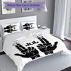 3pcs Jul  rapper pattern bedding set duvet cover set includes duvet cover &pillowcases, perfect all season bedroom decoration & gift