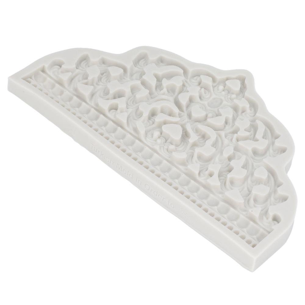 Pearl Border Detail Fondant Mold Food Grade Silicone Chocolate Mold Craft Making