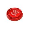 Red Aluminum Keyless Engine Push Start Button w/Surrounding Ring Trim For BMW