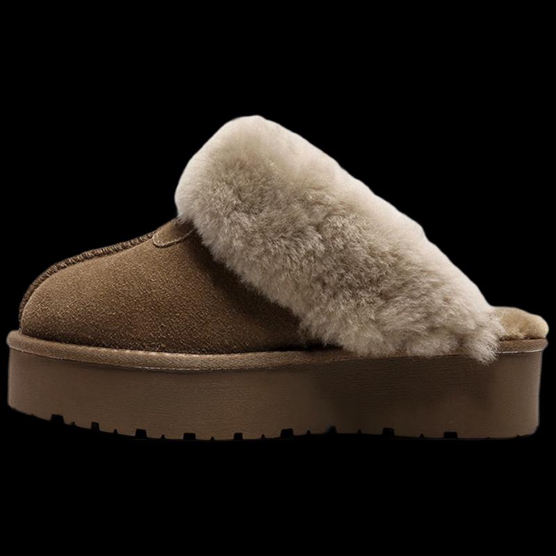 Women s Shearling-Lined Thick-Sole Winter Boots