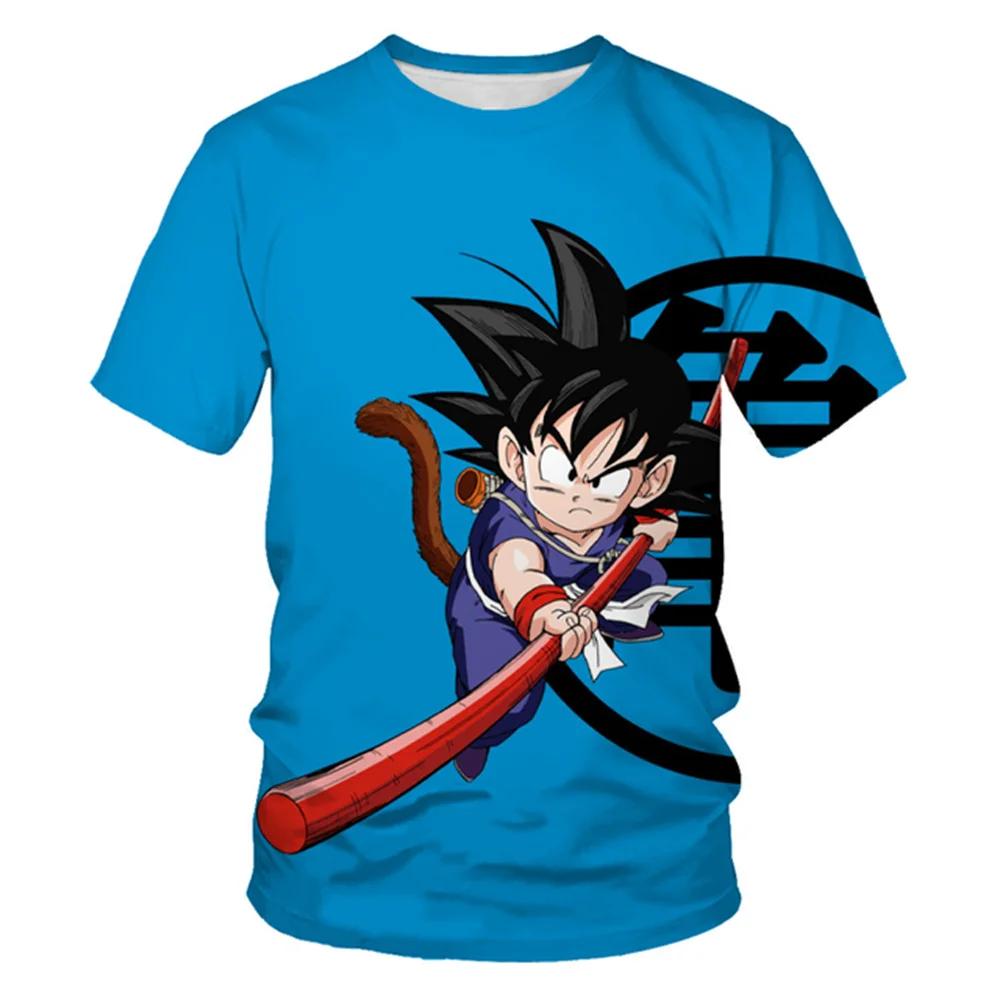 2025 Anime Short Sleeve Gentleman Y2k DragonballsT Shirt Men's Clothing Summer New in Tops and T-shirts Boy Narutos Clothes Tees