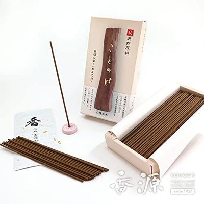 Seijudo Kotonoha Sandalwood Scented Incense Sticks, Short Loose Pack