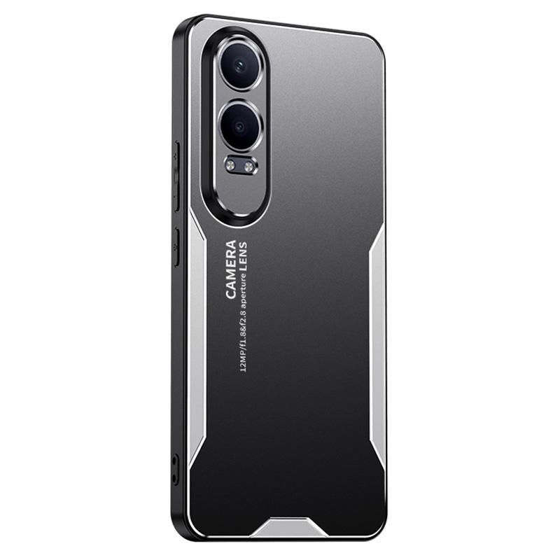 

Для OnePlus Nord CE4 Lite 5G/Oppo K12x 5G (Китай) Чехол Алюминиевый сплав Броня Чехол для телефона Удобный захват Silver