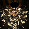 1PC Butterfly  Solar-Powered Outdoor Lantern  Durable Plastic Outdoor LED Lanterns for Patio, Garden, Balcony Decor  Fence