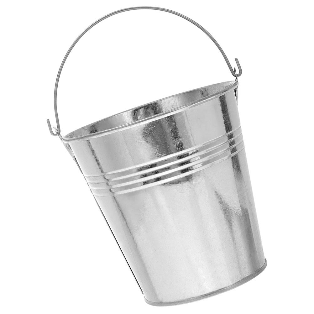 Petit seau en étain 8 oz Seau à glace Seau à frites Seau de stockage alimentaire Récipient à biscuits pour snacks Seau multifonctionnel Bar KTV