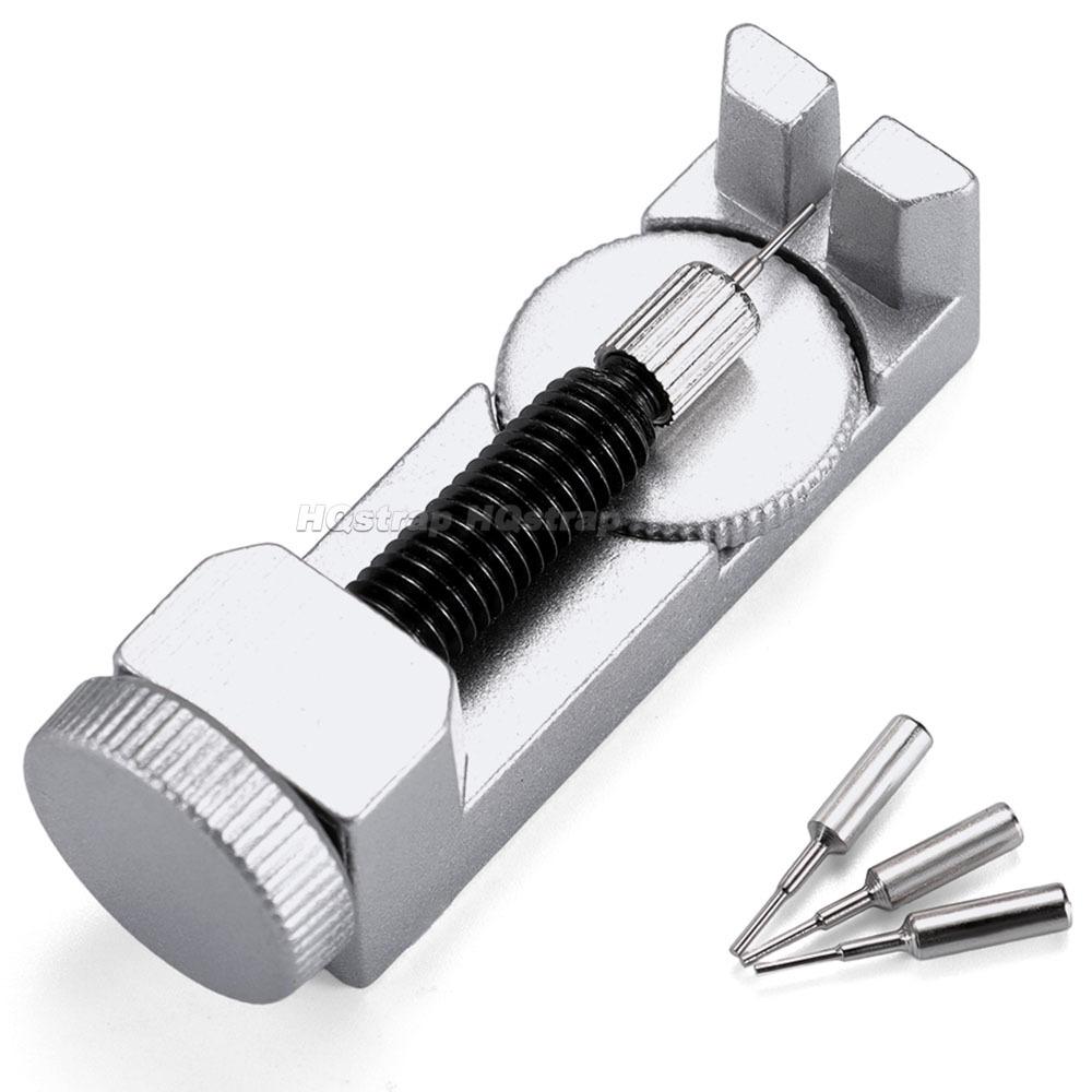 Watch Band Link Pin Remover Repair Tool Kits for Watchmakers Steel Adjuster Pin Spring Bar with Pack of 3 Extra Pins Replacement
