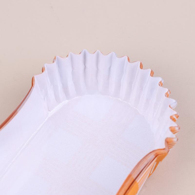 100 Stück Einweg-Muffin-Förmchen Fettabweisende Backförmchen Antihaft-Papier-Backförmchen Bootsform Kuchenpapier Muffin-Förmchen