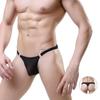 Sexy Solid Color Thongs Low-Rise Simple T-Back Thong Bluge Pouch Briefs G-String Bikini Underwear Pump Man Thong For Men