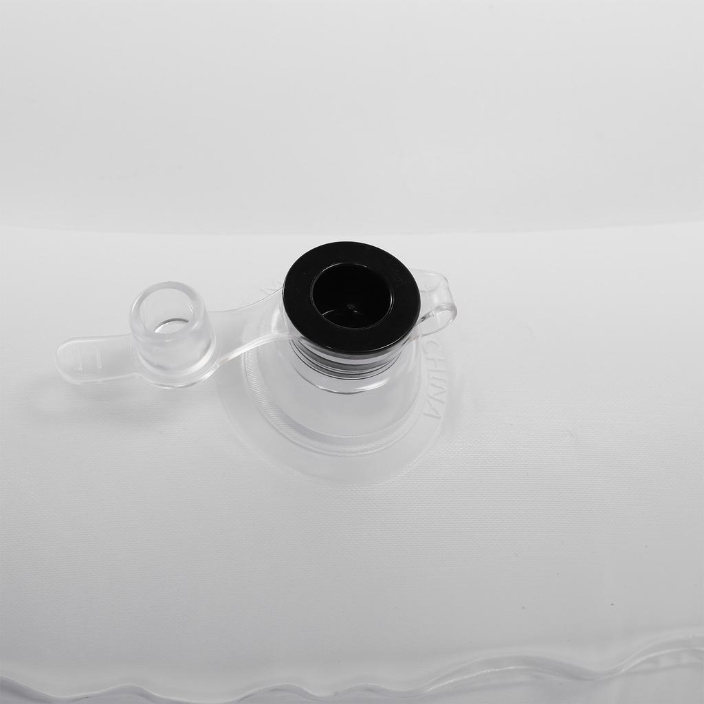 Inflatable Hot Tub Cover 5.4FT PVC Rainproof Protective Round Hot Tub Cover for Outdoor Inflatable Hot Tubs SPA Pools