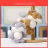Plush Wolf Keychain With Polyester Fiber Filling For Kids And Adults